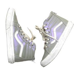 Vans Iridescent Purple High Top Sneakers
